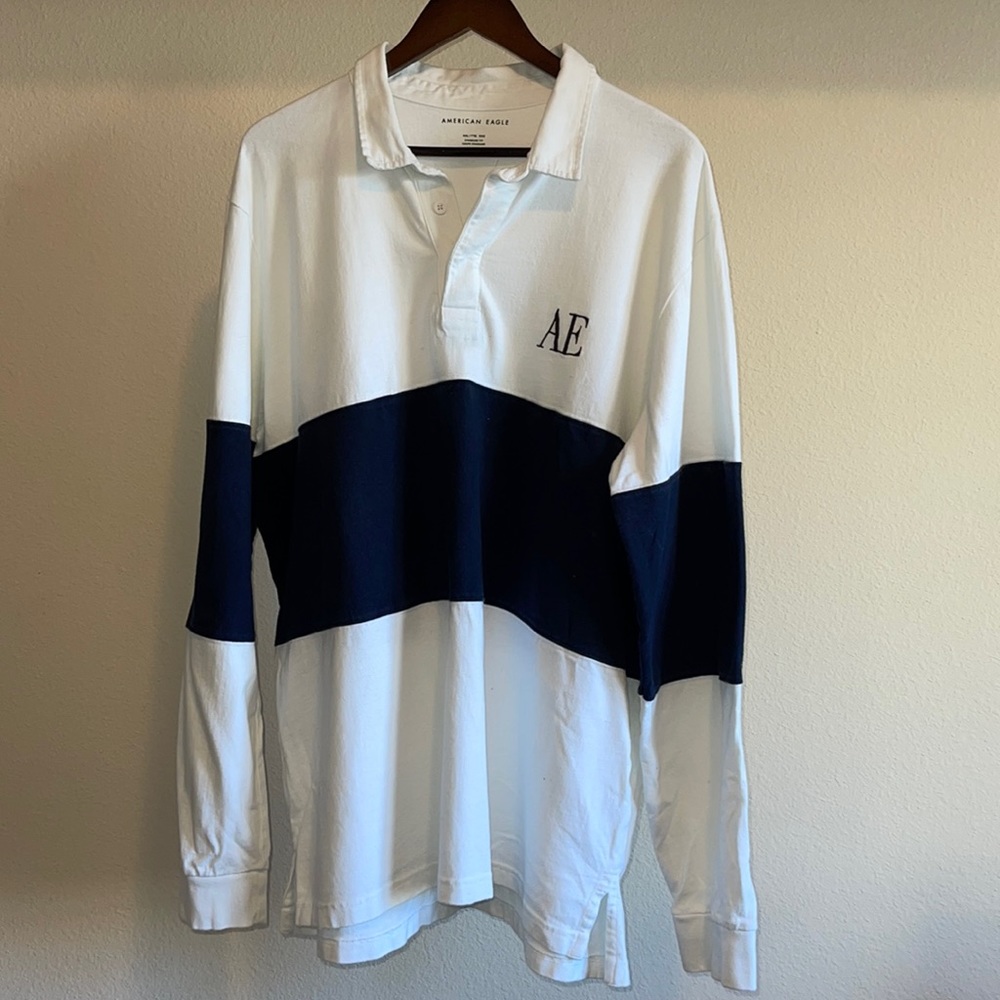 American Eagle Long-sleeve polo